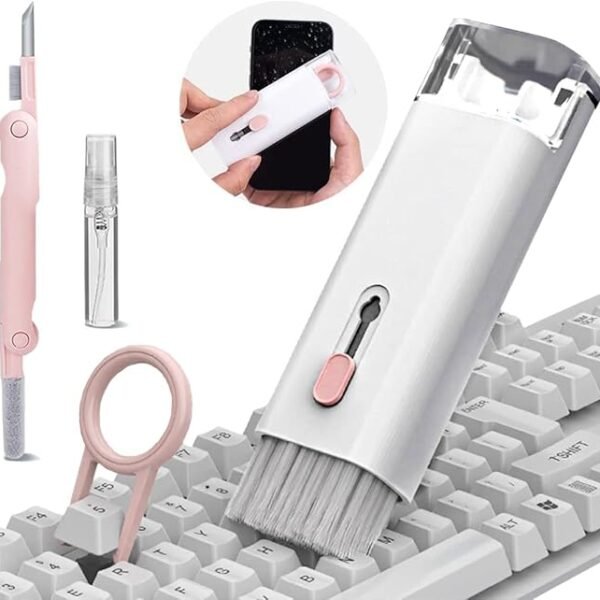 7 in 1 Multi-Function Laptop Cleaning Brush,Keyboard Cleaning kit,Gadget Cleaning kit Duster Key-Cap Puller for Laptop,Monitor,Keyboard and Earphones