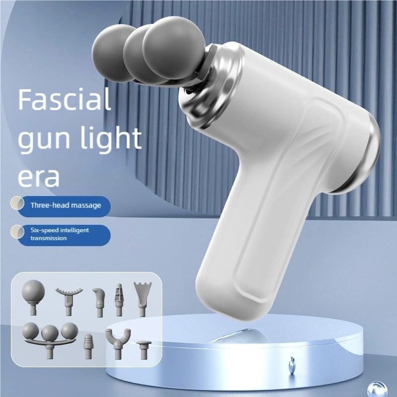 Massage gun 3 head massage with six speed settings